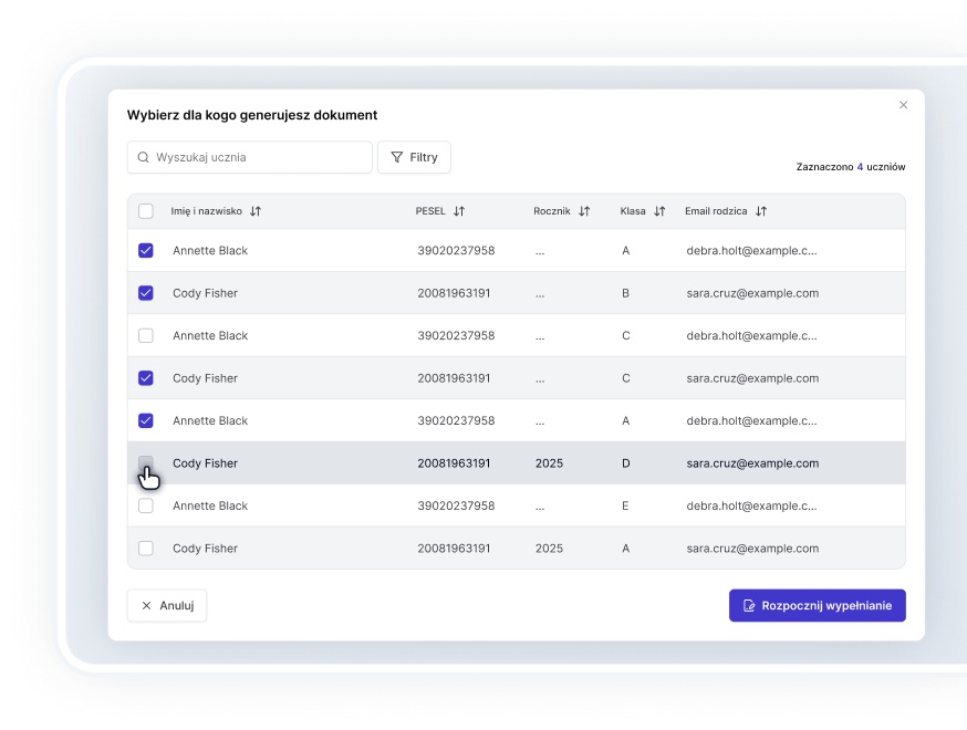 Bezbłędne wypełnianie i zarządzanie dokumentacją